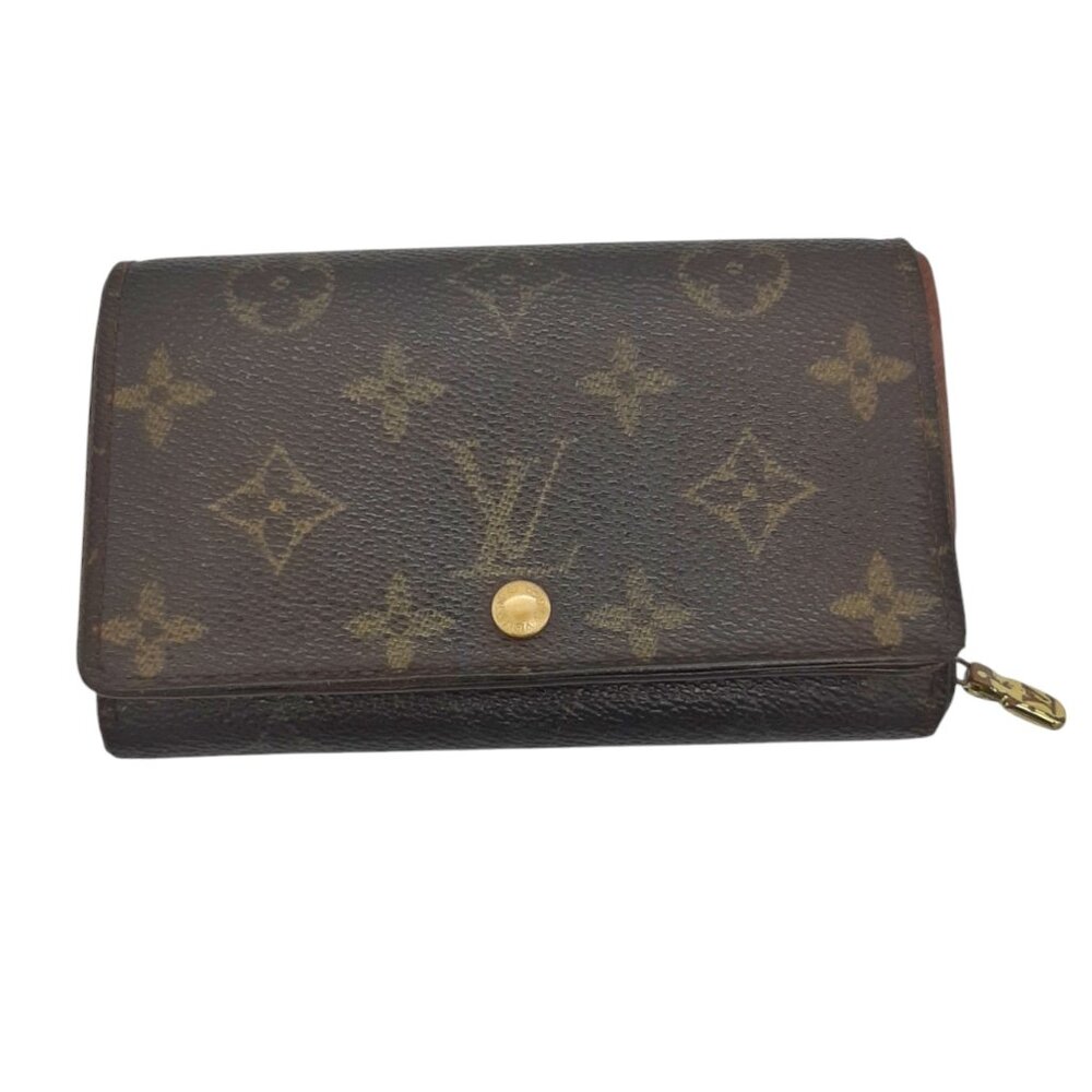 LOUIS VUITTON Monogram Porte Monnaie Billets Tresor Wallet